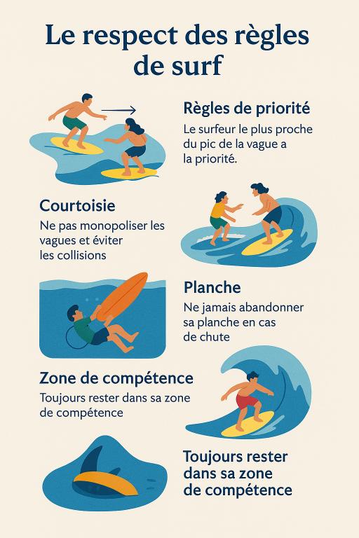 regle a suivre surf
